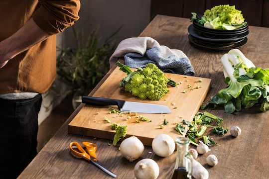 Fiskars Hard Edge Нож Santoku от Неръждаема Стомана 16см
