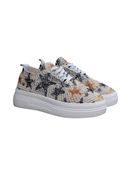 Damen Anatomisch Sneakers Beige