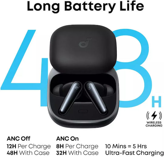 Soundcore by Anker Liberty 5 In-ear Bluetooth Handsfree Earphones with Sweat Resistance and Charging Case Black