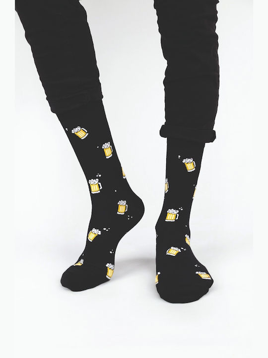 Soma Socks Bărbați Șosete cu Model Black 1Pachet Soma Socks Bărbați Șosete cu Model Black 1Pachet