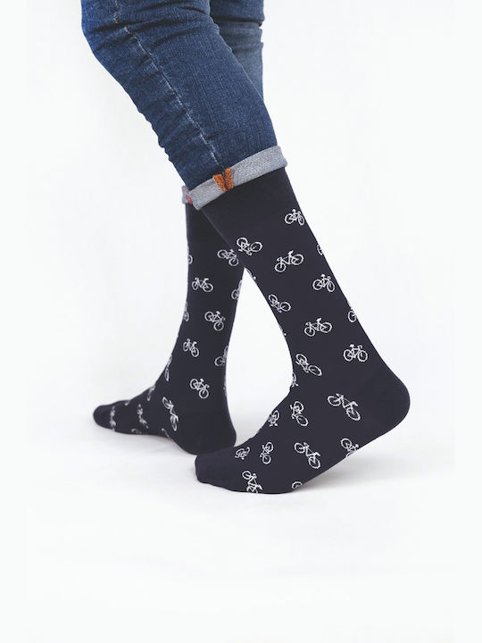 Soma Socks Bărbați Șosete cu Model Dark Blue 1Pachet