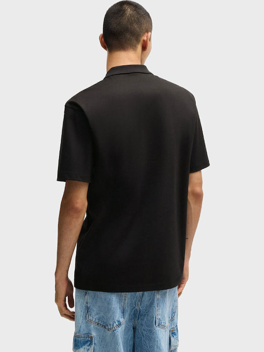 Logo Polo T-Shirt Black