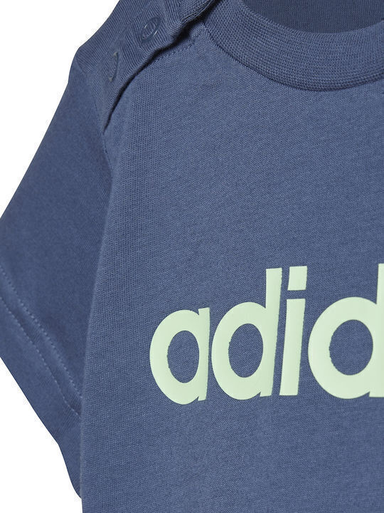 Παιδικό Σετ με Σορτς Καλοκαιρινό 2τμχ Navy Blue/Grey Melange Essentials