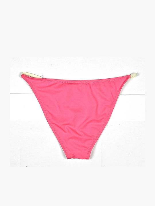 Set Bikini Ροζ/λευκό