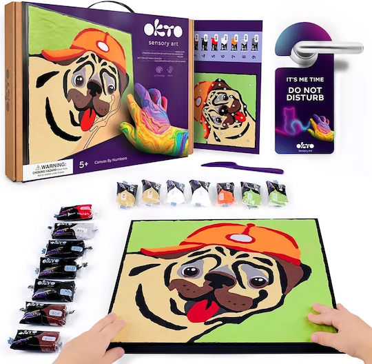 Diy Set Creativ De Pictură 3d Argilă Căţel Pug
