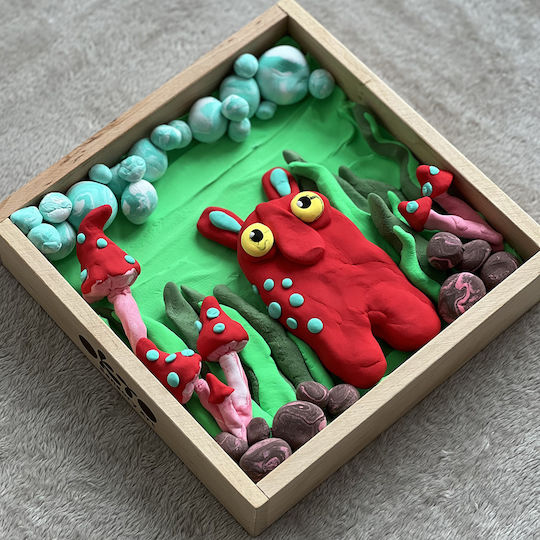 Diy Δημιουργικό Σετ Κατασκευής Πηλό Wood & Craft Little Worlds Μαμά Τρολ