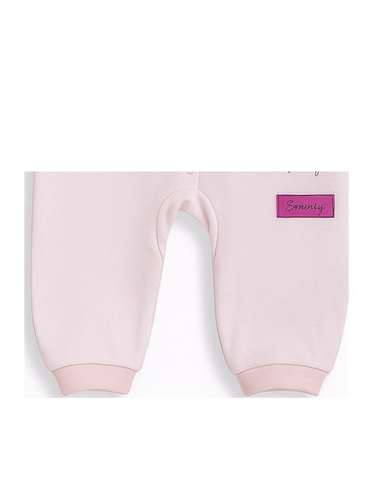 Beboulino Bambi Babystrampler Langärmliges Rosa