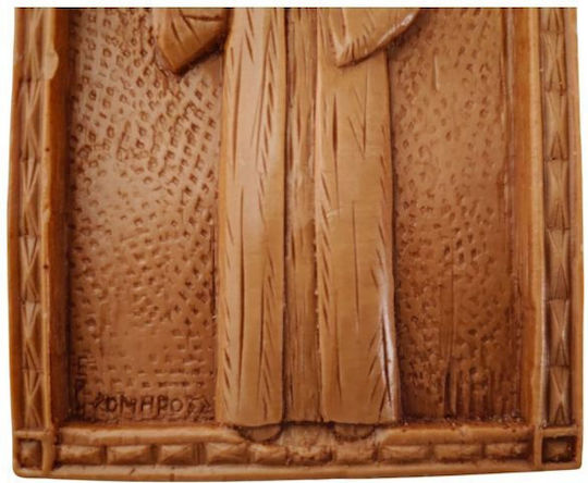 Monastiraki Wachs Heiligenikone St. Efraim 14x9,5 cm
