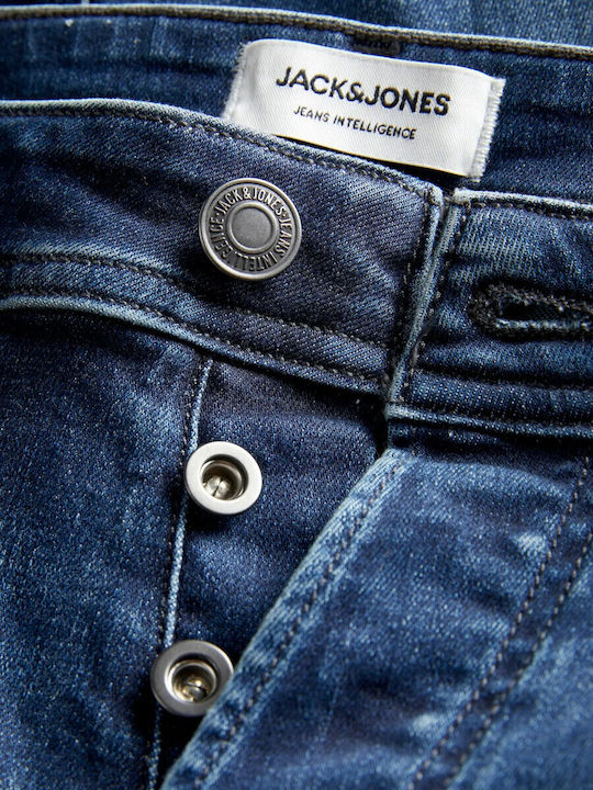 Jack & Jones Glenn Ανδρικό Παντελόνι Τζιν Slim Fit Blue Denim