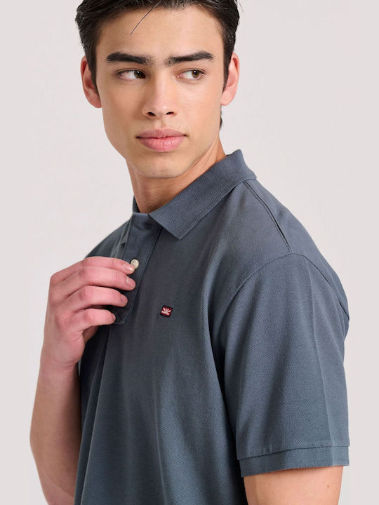 Polo Bluza Tricou Cu Mânecă Scurtă Albastru Coral