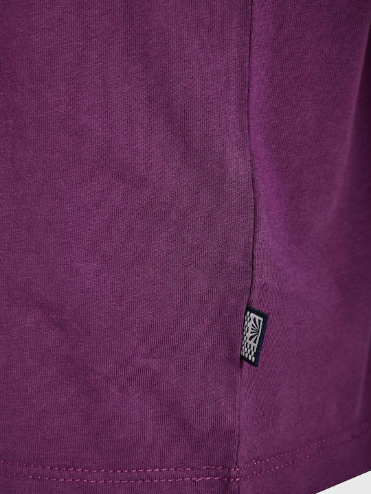 T-shirt Μωβ
