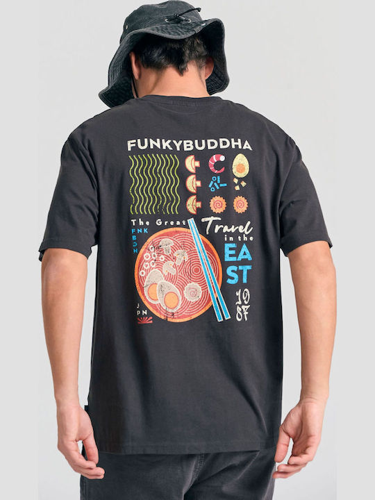Funky Buddha Тениска Антрацит