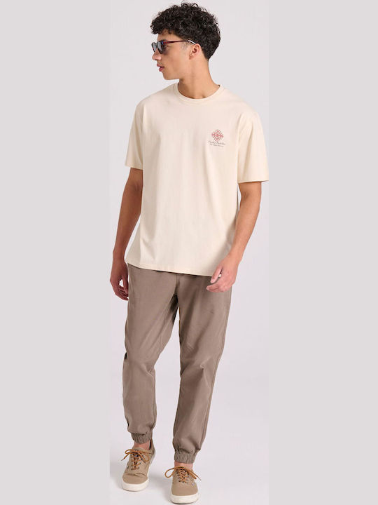 T-shirt Εκρού