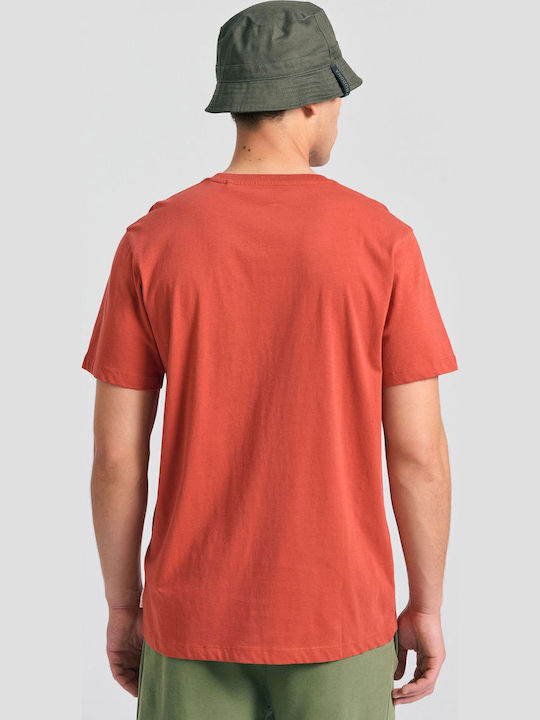 T-shirt Καφέ