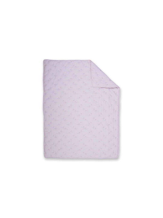 Nef-Nef Homeware Бебешка кувертюра Микрофибър Люляк 80x110см Nef-Nef Homeware Бебешка кувертюра Микрофибър Люляк 80x110см