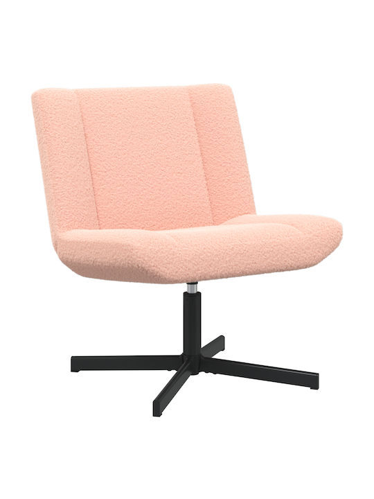 Scaun Vizitator în Culoare Roz 63x75x76cm 1buc