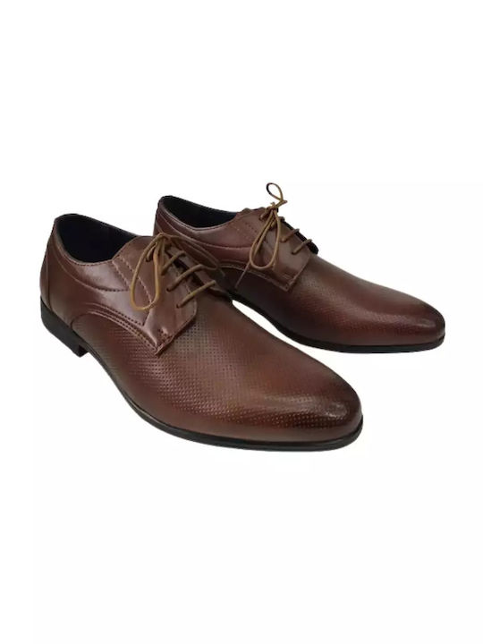 Men's Synthetic Leather Dress Shoes Tabac Brown