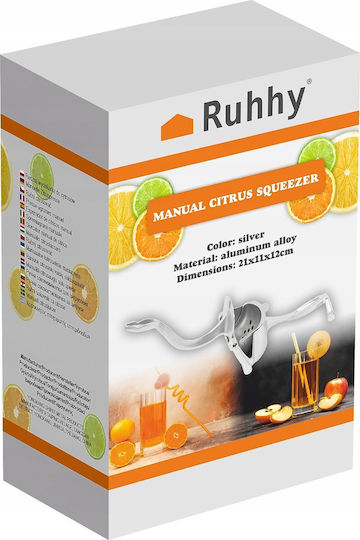 Ruhhy Table Press Lemon / Orange made of Stainless Steel in Yellow Color