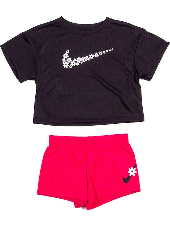 Kids' Set with Shorts Summer 2pcs Black