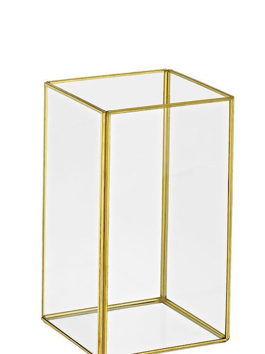 Palma Emporio Dekorative Box Glas 11.5x11.5x20.5cm Palma Emporio Dekorative Box Glas 11.5x11.5x20.5cm