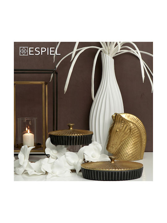 Espiel Cutie Decorativă Metalic 20x20x8.5cm