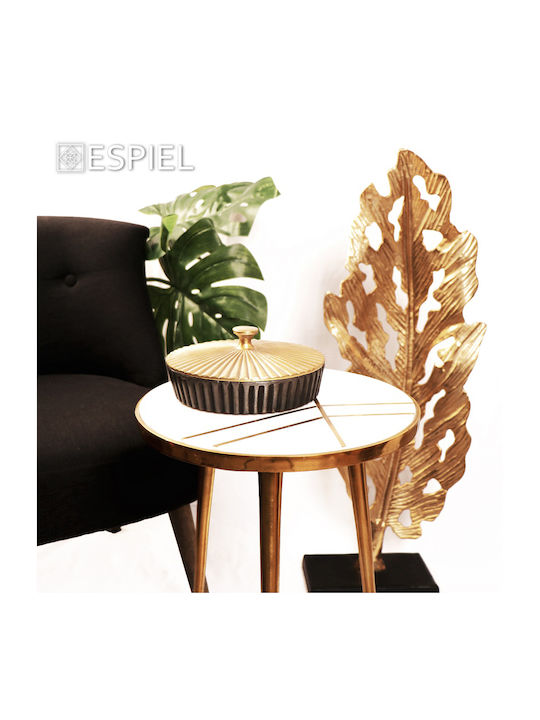 Espiel Cutie Decorativă Metalic 20x20x8.5cm