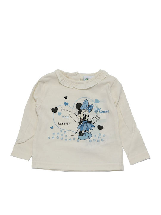 Kids' Set with Pants Winter 3pcs Blue Minnie Mouse