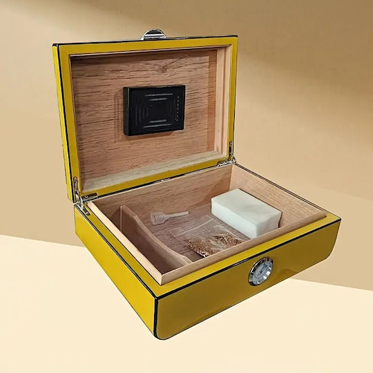 Panora Holz Befeuchter für Zigarren 50 mit Hygrometer