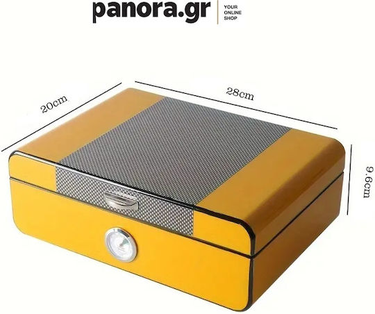 Panora Holz Befeuchter für Zigarren 50 mit Hygrometer