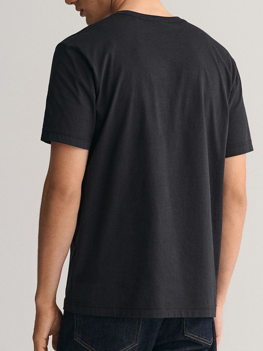 T-shirt Μαύρο