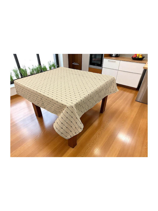 Linea Home Tischtuch Leinen Silber 150x220cm