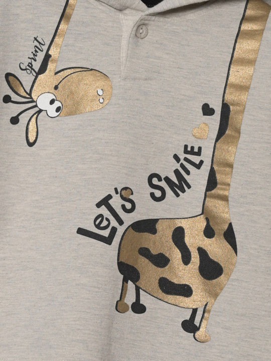 Kids' Set with Leggings Winter 2pcs Gray