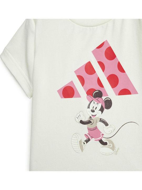 Kids' Set with Shorts Summer 2pcs White x Disney
