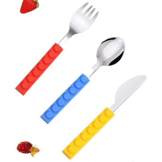 Queen Mother Baby Cutlery Set Multicolored 3pcs