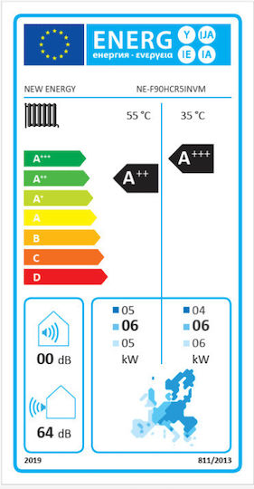 Newntide Sunglow R290 Αντλία Θερμότητας 9kW Μονοφασική 75°C Monoblock