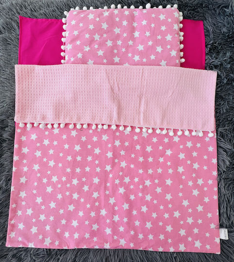 Kinderwagen-Bettwäsche-Set Kinderwagen Rosa Blanket, Lightweight Bag, And Pillow