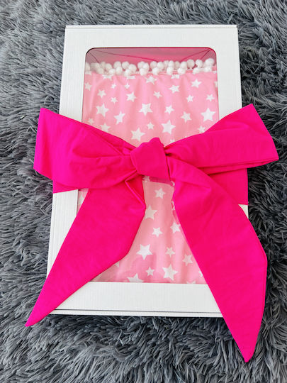 Kinderwagen-Bettwäsche-Set Kinderwagen Rosa Blanket, Lightweight Bag, And Pillow
