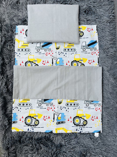 Комплект спално бельо за количка на количка Сив Blanket, Lightweight Bag, And Pillow