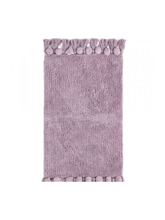 Nima Πατάκι Μπάνιου Βαμβακερό Fresh Pale Mauve 50x80εκ.