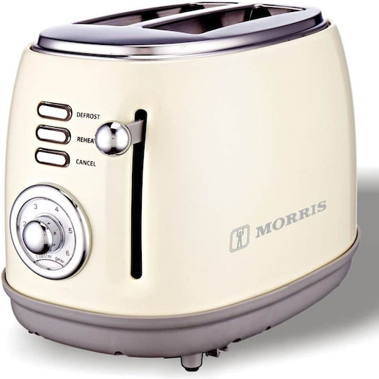Morris Toaster 2 Slots 850W Beige
