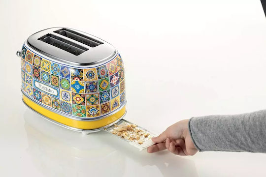 Ariete Positano Φρυγανιέρα 2 Θέσεων 810W Πολύχρωμη