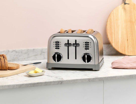 Cuisinart Тостер 4 слота 1800W Inox