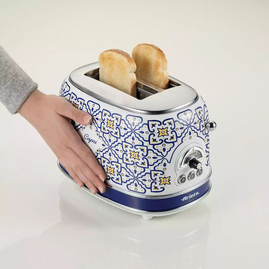 Ariete Capri Toaster 2 Slots 815W Blue