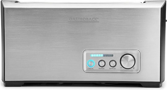 Gastroback Pro 4S Φρυγανιέρα 4 Θέσεων 1500W Inox