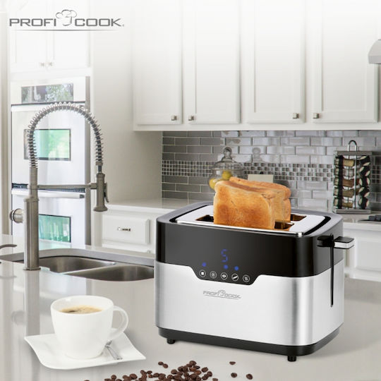Profi Cook Φρυγανιέρα 2 Θέσεων 920W Μαύρη