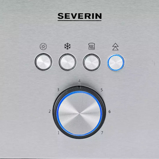 Severin Φρυγανιέρα 2 Θέσεων 1400W Inox