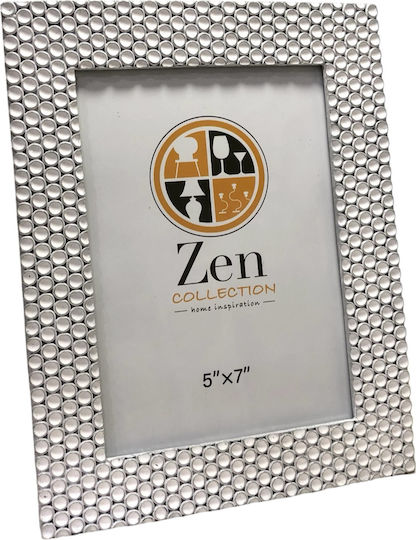 Zen Collection Κορνίζα Πλαστική με Λευκό Πλαίσιο