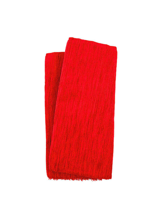 Sunshine Three-Seater Sofa Throw Chenille 180x300cm Red
