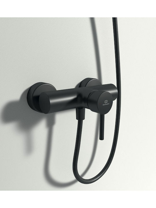 Ideal Standard Ceraline Αναμεικτική Μπαταρία Μπανιέρας Μαύρη