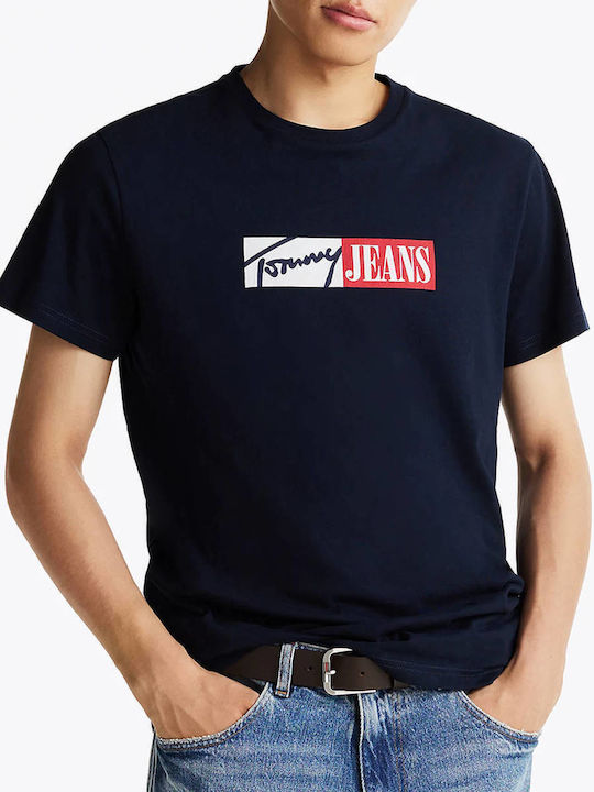 T-shirt Navy Μπλε